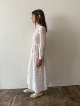 Antique Sheer Cotton Dress