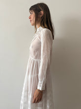 Antique Sheer Cotton Dress