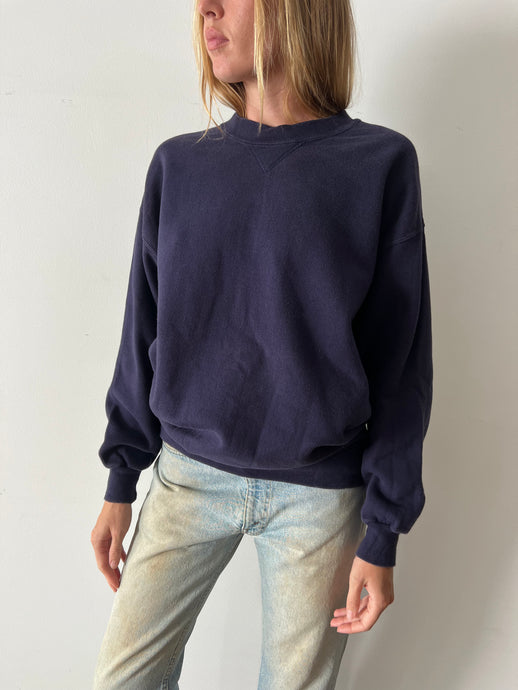 90s Russell USA Navy Blue Crewneck