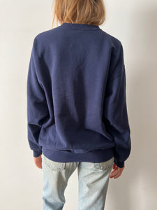cozy 90s Hanes USA Navy Blue Sweatshirt