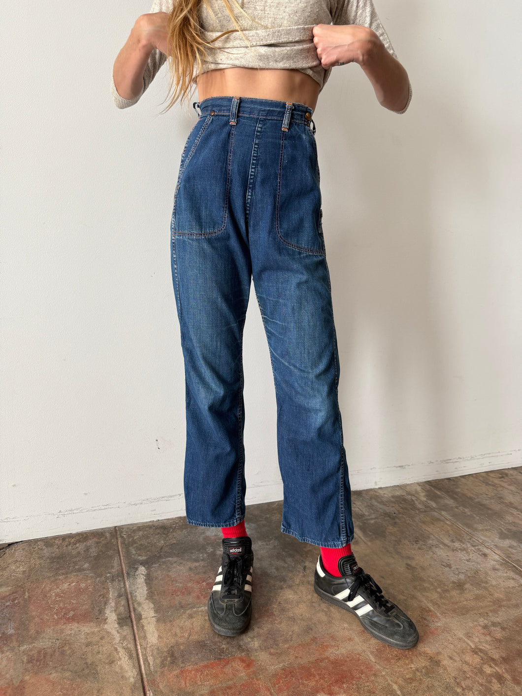 50s Side-Zip Jeans 23w