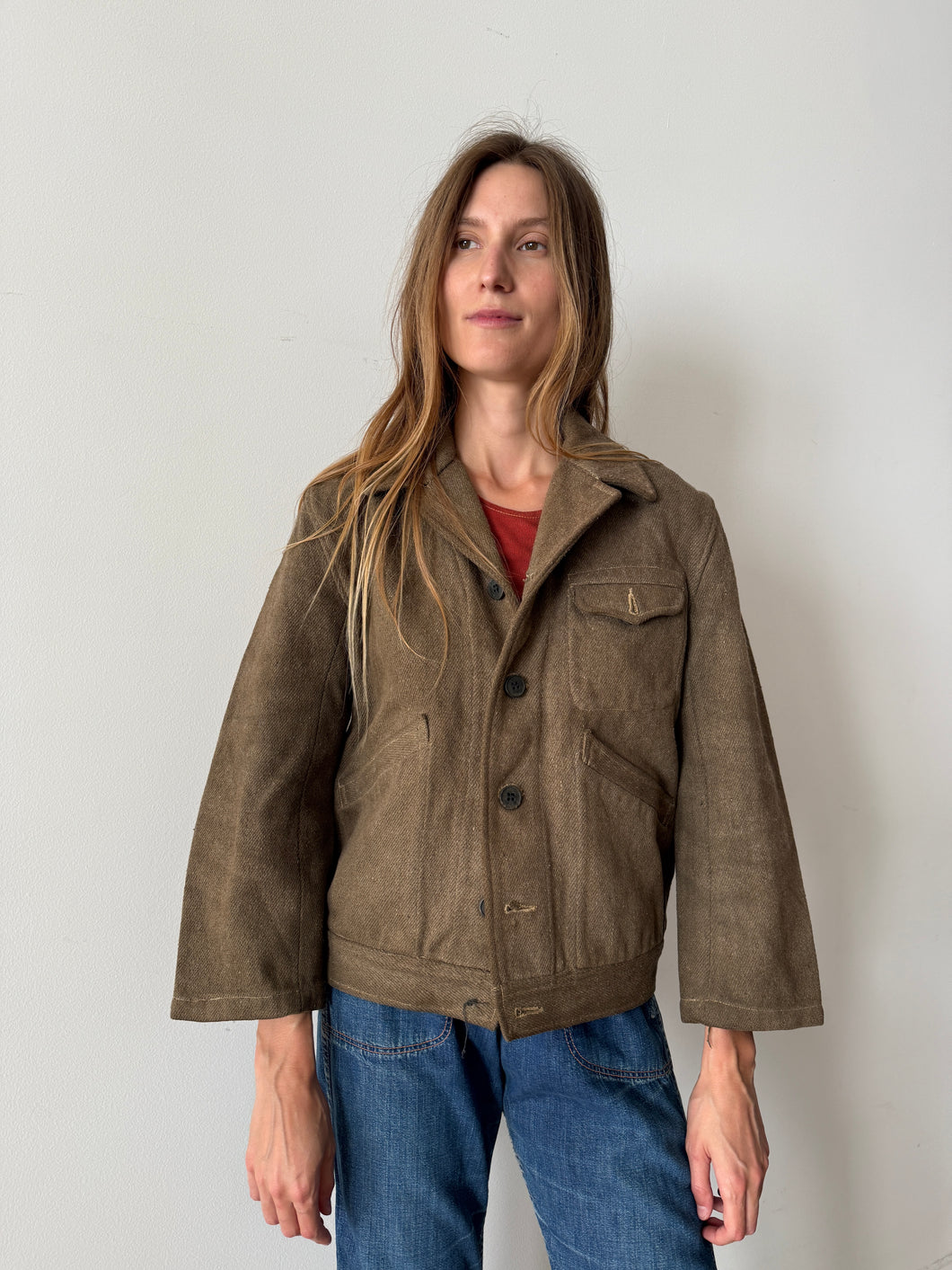 Antique Japanese Wool Work Jacket