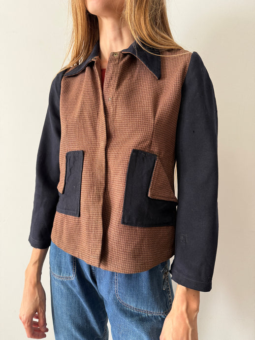 Antique Japanese Houndstooth Jacket