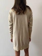 Antique Long Knit Henley