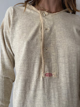 Antique Long Knit Henley