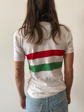 50s British Green & Red Stripe Tee