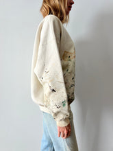 Big 90s Paint Splattered USA Sweatshirt