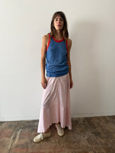 70s French Blue Mesh Tank