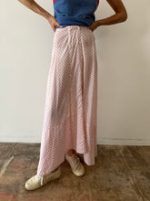 Antique Sheer Floral Button Side Skirt