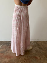 Antique Sheer Floral Button Side Skirt