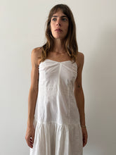 White Cotton French Slip Dress