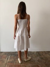 White Cotton French Slip Dress