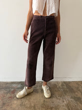 40s Brown Speckled Corduroy Boys Pants 25w