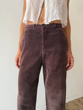 40s Brown Speckled Corduroy Boys Pants 25w