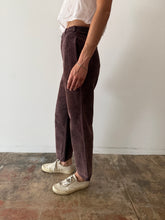 40s Brown Speckled Corduroy Boys Pants 25w