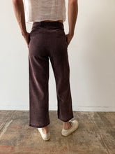 40s Brown Speckled Corduroy Boys Pants 25w