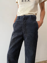 40s Boys Speckled Corduroy Pants 26w