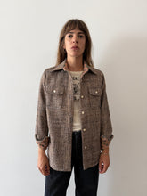 70s Nantucket Looms Woven Shirt Jacket