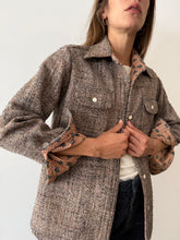70s Nantucket Looms Woven Shirt Jacket