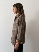 70s Nantucket Looms Woven Shirt Jacket