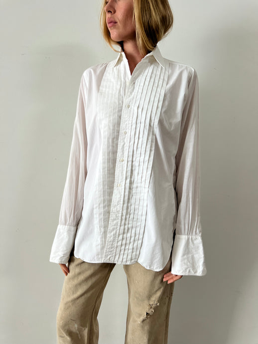 Pleated Dress Shirt