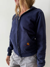 90s Carhartt Zip-Up Thermal Lined Hoodie