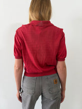 30s/40s Red Polo Tee