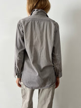 40s/50s Grey Cotton Work Shirt