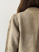 20s Cropped Sweatshirt Cardigan