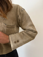 20s Cropped Sweatshirt Cardigan