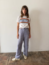 French Blue Linen Sailor Pants 29w