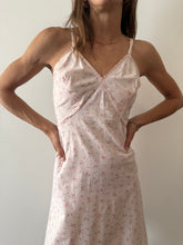 Powder Pink Floral Slip Dress