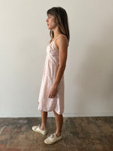 Powder Pink Floral Slip Dress