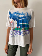 Hand Painted Santorini Tee