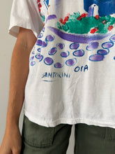 Hand Painted Santorini Tee