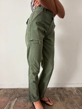 Green Cotton Military Pants 26w/29w