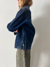 Blue Suede Shirt Jacket