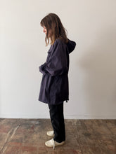 50s/60s Long Navy Anorak