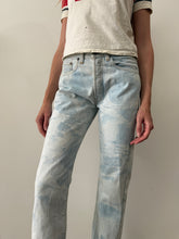 Levis 501 Redline Bleachy Denim Jeans