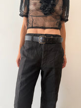 Faded Black Antique Japanese Pants 29w