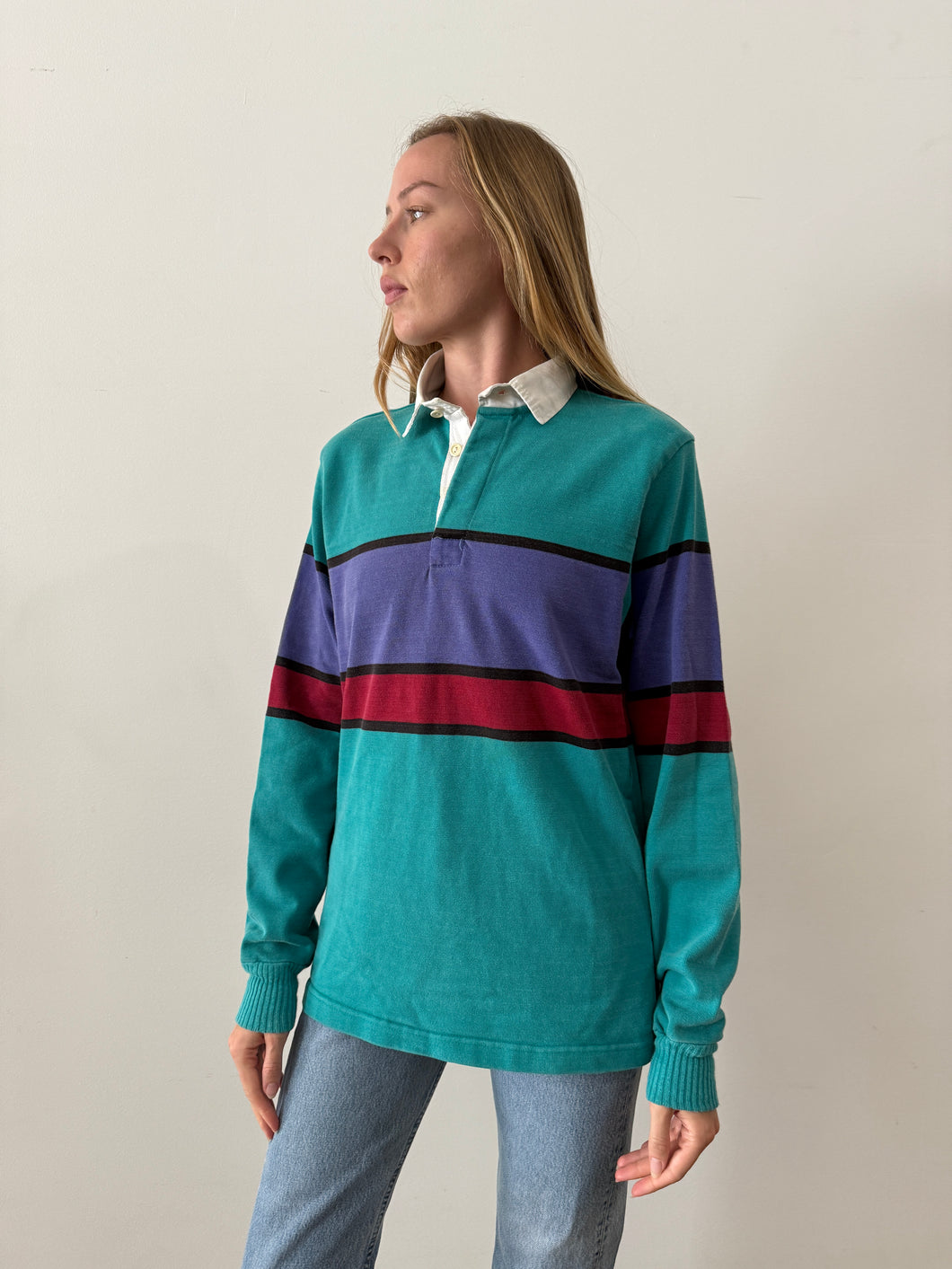 Teal & Purple Rugby Jersey