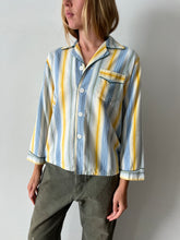 Striped Cotton Pajama Top