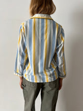 Striped Cotton Pajama Top