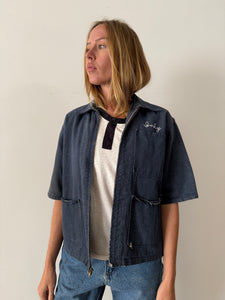 40s/50s Denim Zip-Up Jacket