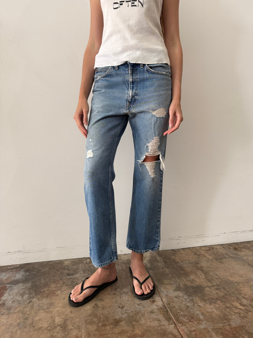 Levis 517 Holey Jeans