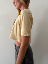 1930s Cropped Ribbed Tee