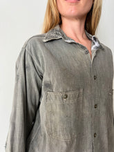 30s/40s Heavy Repair Salt & Pepper Work Shirt