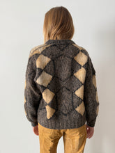 Fuzzy Diamond Cardigan