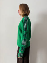 70s Frog Motif Ski Sweater