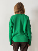 70s Frog Motif Ski Sweater